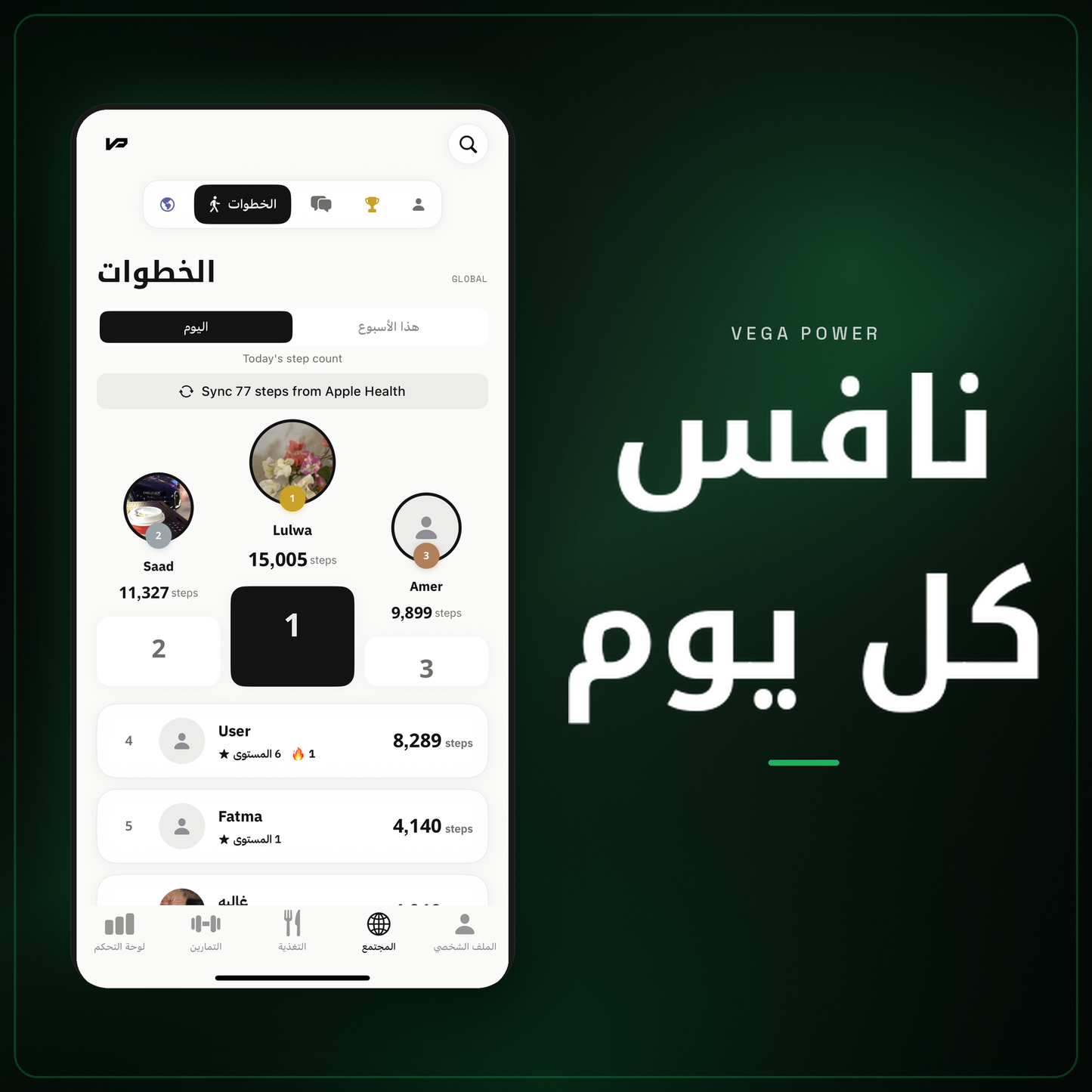 اشتراك تطبيق ڤيقا باور
